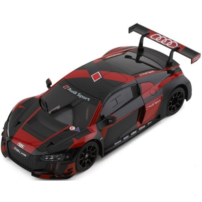 Kyosho MR-03 RWD Mini-Z ReadySet w/Audi R8 2016 LMS Body (Black/Red) w/KT-531P 2.4GHz Radio