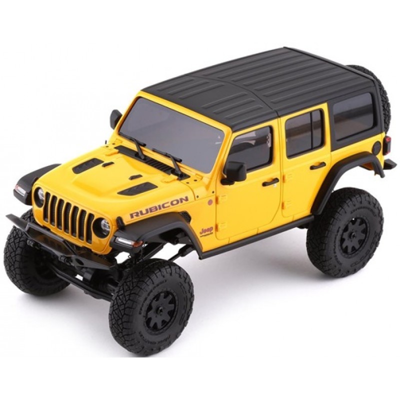 Kyosho MX-01 Mini-Z 4X4 Readyset w/Jeep Wrangler Body (Yellow) & 2.4GHz Radio