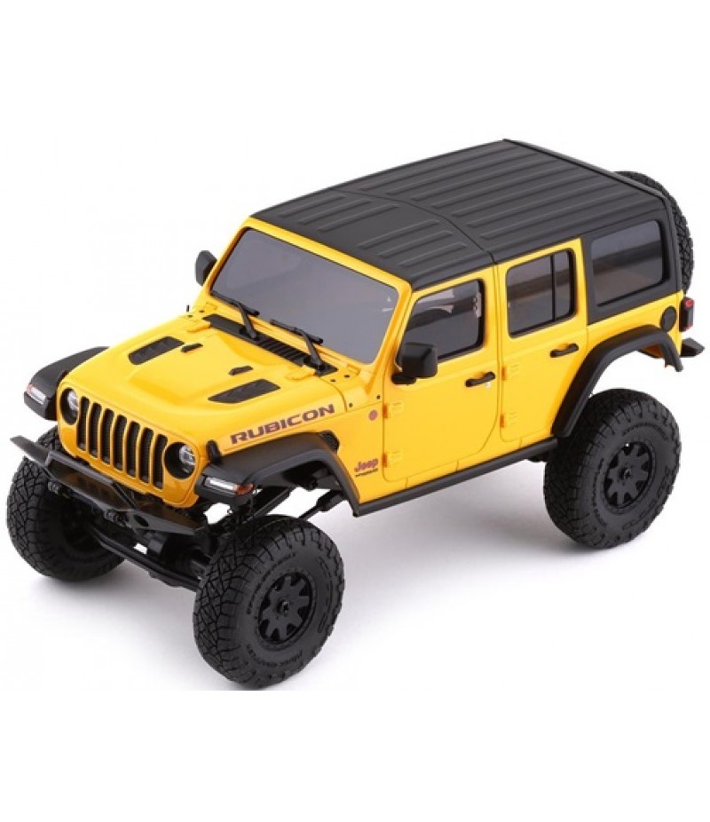 Kyosho MX-01 Mini-Z 4X4 Readyset w/Jeep Wrangler Body (Yellow) & 2.4GHz Radio