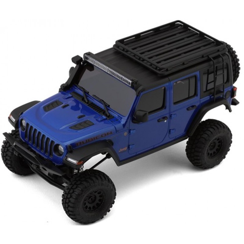 Kyosho MX-01 Mini-Z 4X4 Readyset w/Jeep Wrangler Rubicon Body (Blue Metallic) & 2.4GHz Radio