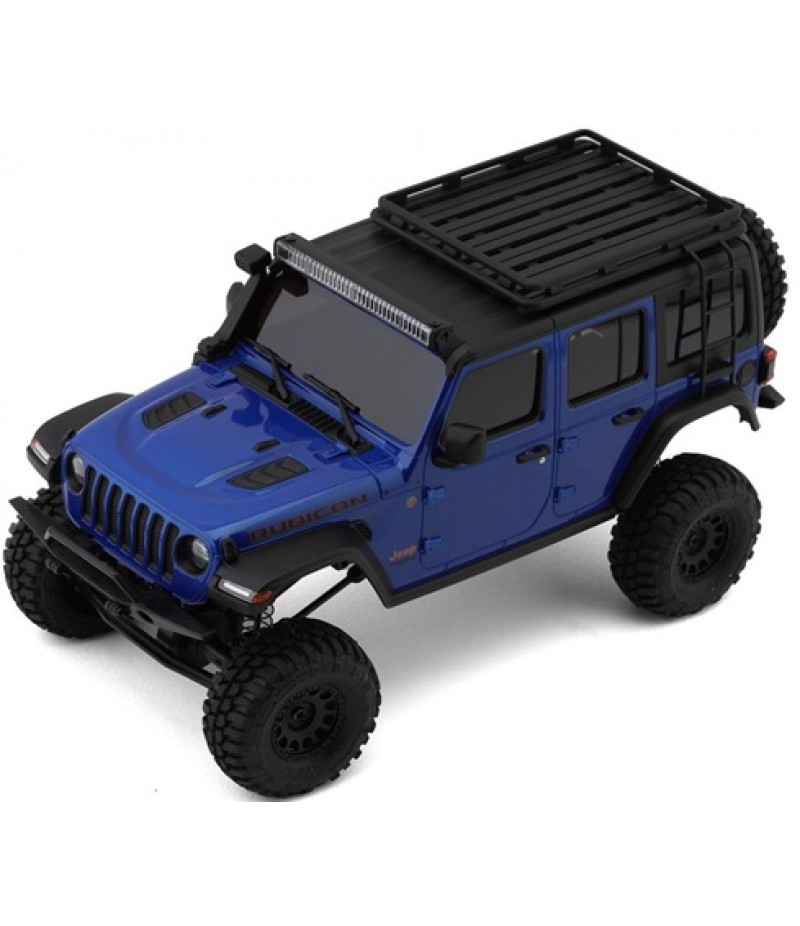 Kyosho MX-01 Mini-Z 4X4 Readyset w/Jeep Wrangler Rubicon Body (Blue Metallic) & 2.4GHz Radio