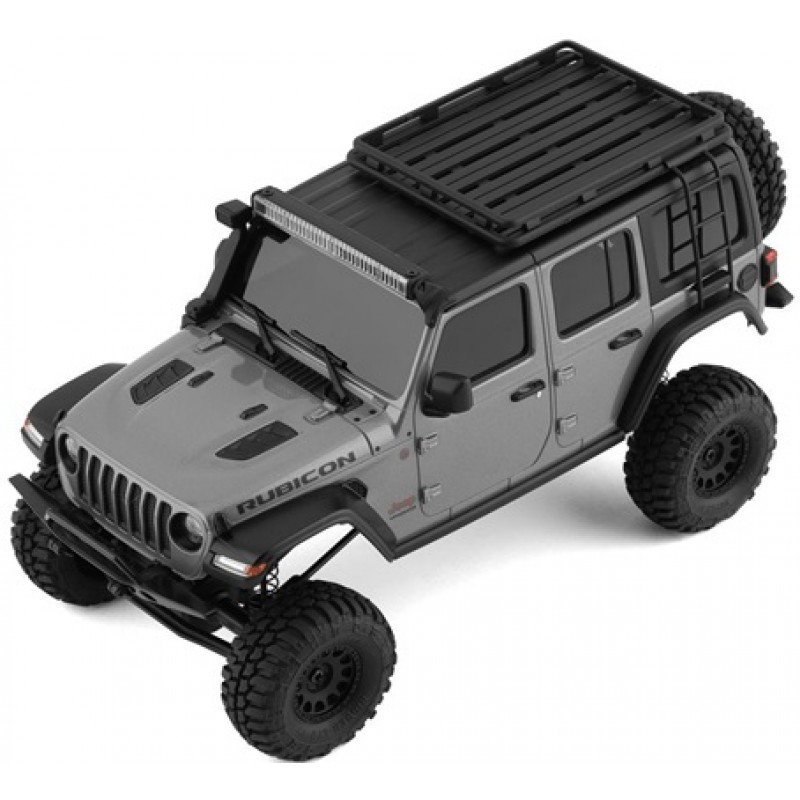 Kyosho MX-01 Mini-Z 4X4 Readyset w/Jeep Wrangler Rubicon Body (Grey) & 2.4GHz Radio