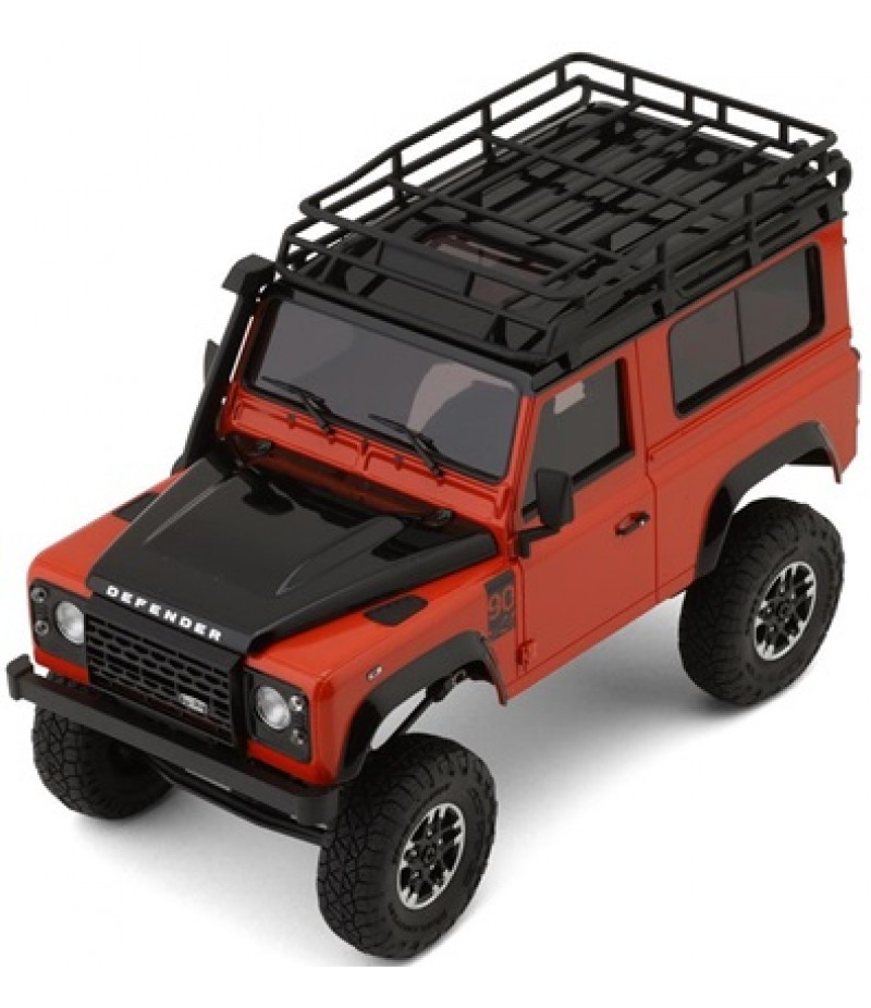 Kyosho MX-01 Mini-Z 4X4 Readyset w/Land Rover Defender 90 Adventure Body (Orange/Black) & 2.4GHz Radio