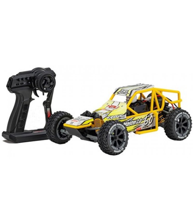 Kyosho Sand Master 2.0 ReadySet 1/10 2wd Buggy Type-2 (Yellow) w/Syncro KT-232P 2.4GHz Radio