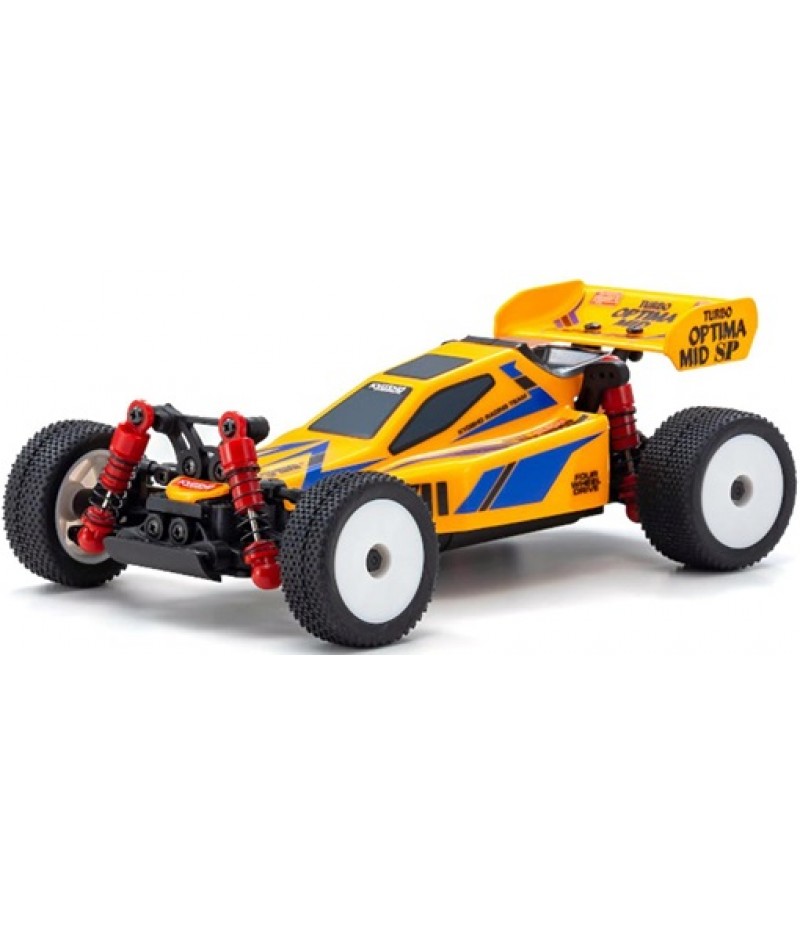 Kyosho Yellow Mini-Z Buggy Readyset Turbo Optima Mid Special KYO32092Y