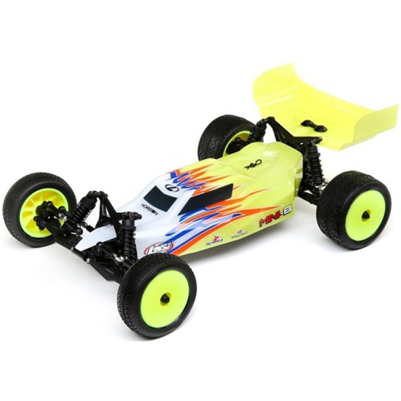 Losi Mini-B 1/16 Brushed RTR 2WD Buggy (Yellow / White)