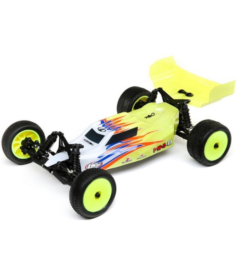 Losi Mini-B 1/16 Brushed RTR 2WD Buggy (Yellow / White)