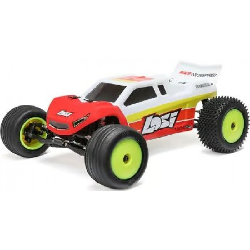 Losi Mini-T 2.0 V2 1/18 RTR 2WD Brushless Stadium Truck (Red) w/2.4GHz Radio, Battery & Charger