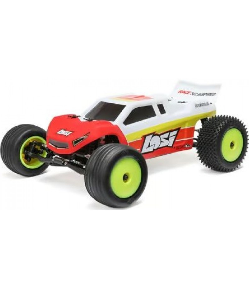 Losi Mini-T 2.0 V2 1/18 RTR 2WD Brushless Stadium Truck (Red) w/2.4GHz Radio, Battery & Charger