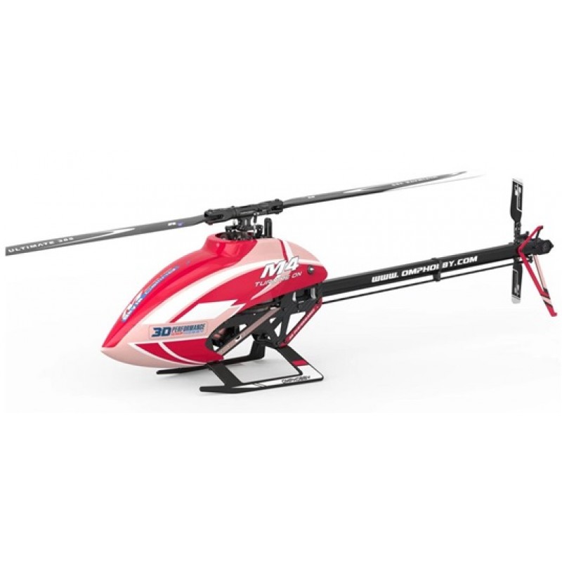 OMPHobby M4 Electric 380 PNP Helicopter Combo Kit (Magenta) (Unassembled Kit, with Plug-N-Play Electronics)