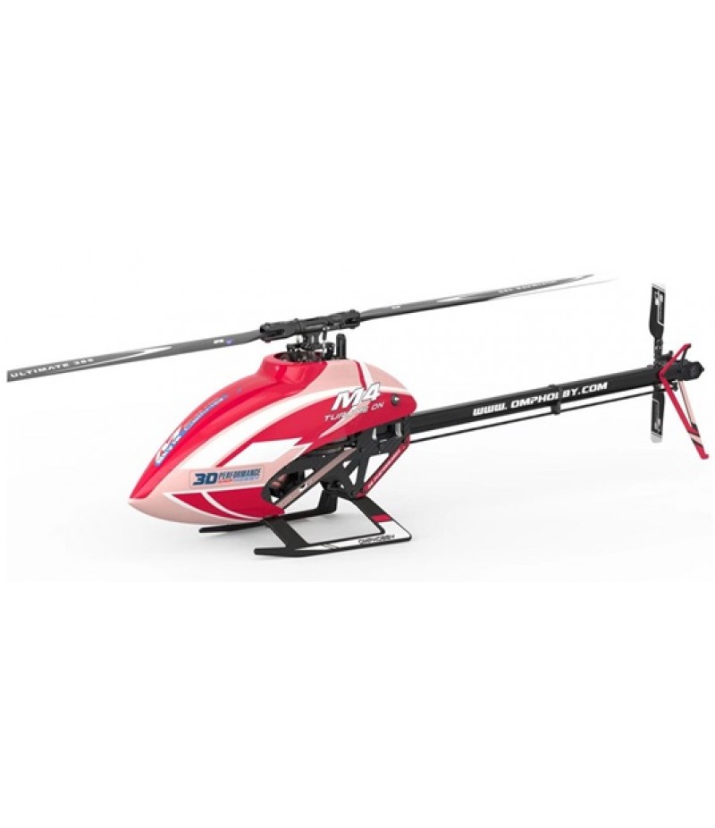 OMPHobby M4 Electric 380 PNP Helicopter Combo Kit (Magenta) (Unassembled Kit, with Plug-N-Play Electronics)