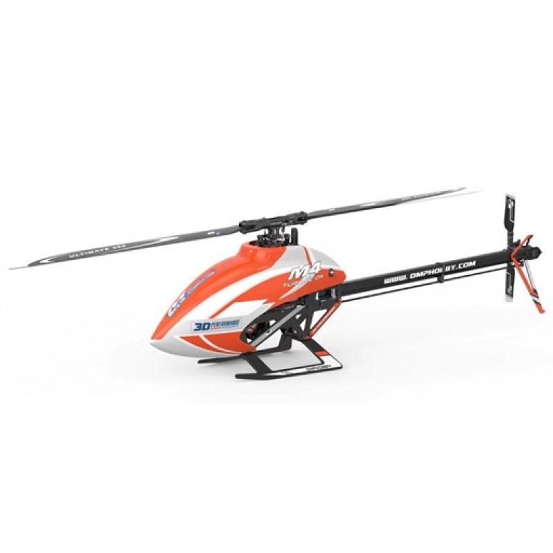 OMPHobby M4 Electric 380 PNP Helicopter Combo Kit (Orange) (Unassembled Kit, with Plug-N-Play Electronics)