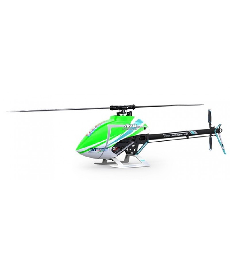 OMPHobby M4 Max 380 Electric Helicopter Kit (Green) w/Blades & Motor