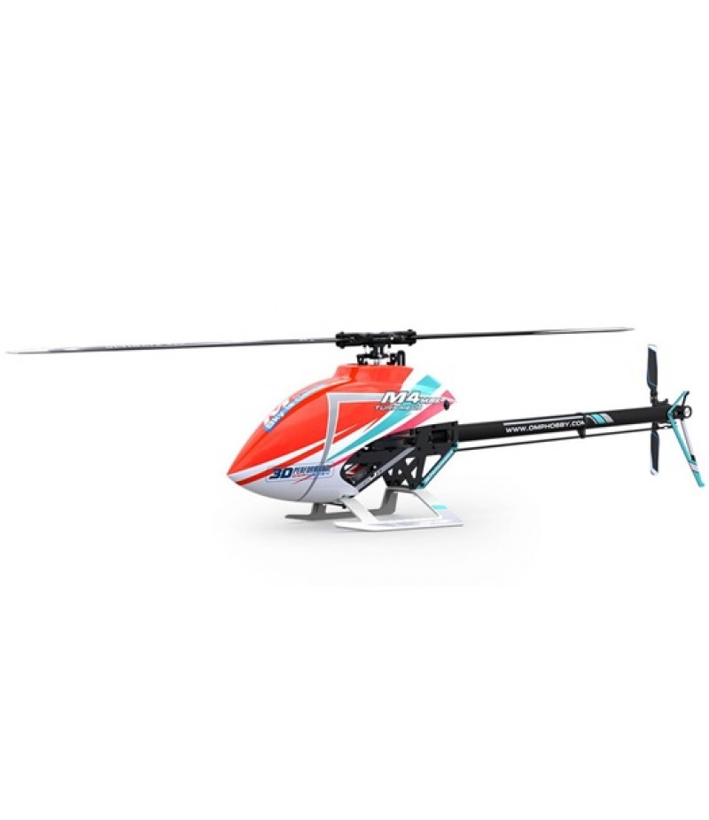 OMPHobby M4 Max 380 Electric Helicopter Kit (Orange) w/Blades & Motor