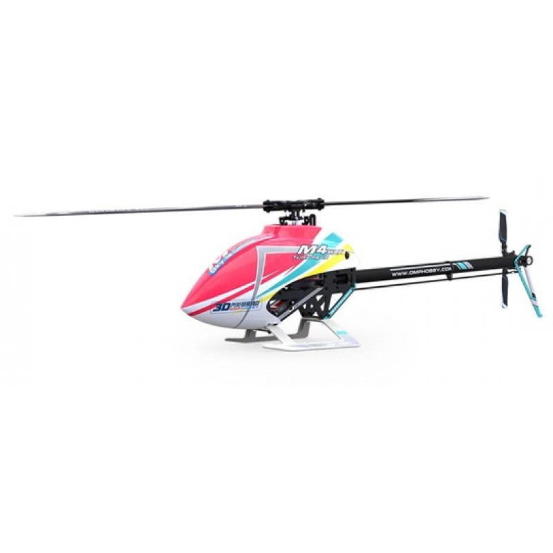 OMPHobby M4 Max 380 Electric Helicopter Kit (Pink) w/Blades & Motor