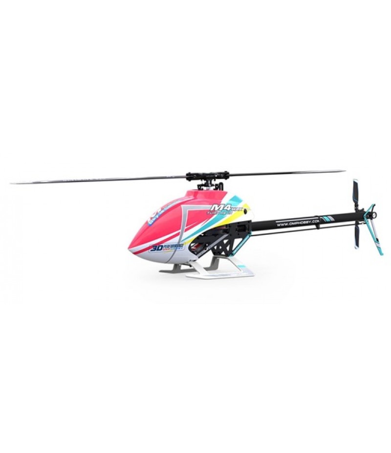 OMPHobby M4 Max 380 Electric Helicopter Kit (Pink) w/Blades & Motor