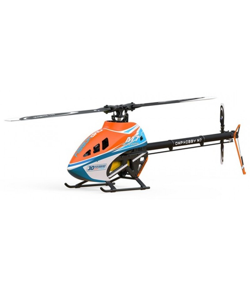 OMPHobby M7 Electric Helicopter Kit w/"RotorTech" Blades (Sunset Orange)