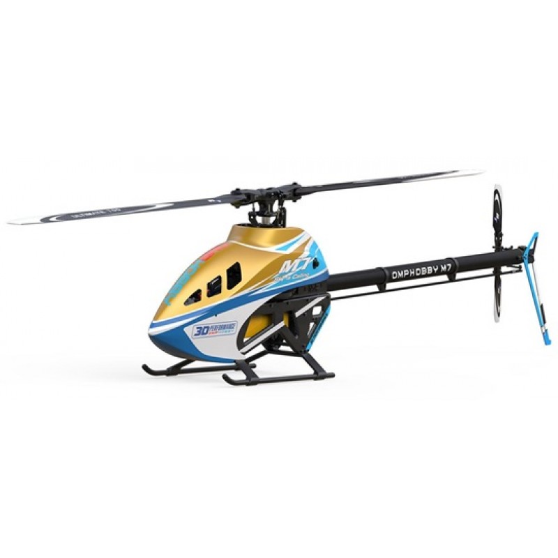 OMPHobby M7 Electric Helicopter Kit w/"RotorTech" Blades (Topaz Gold)