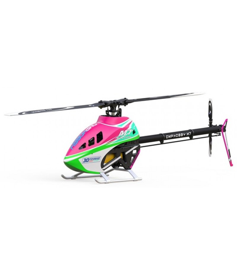 OMPHobby M7 Electric Helicopter Kit w/RotorTech Blades (Tropical Pink)