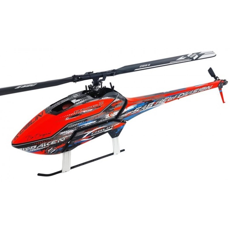 SAB Goblin 580 Kraken Electric Helicopter Kit (Orange) w/Main & Tail Blades