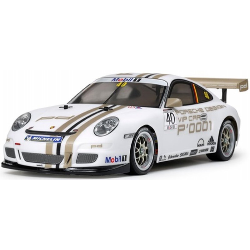 Tamiya 2008 Porsche 911 GT3 Cup VIP 1/10 4WD Electric Touring Car Kit (TT-01E)