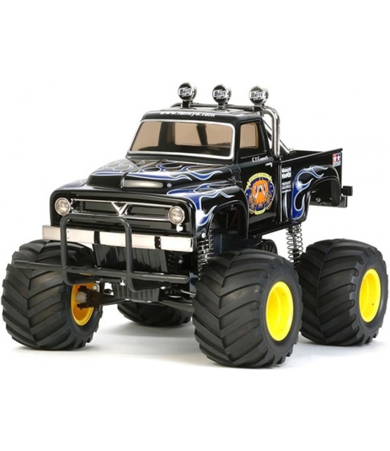 Tamiya Midnight Pumpkin 1/12 2WD Electric Monster Truck Kit (Black Edition)