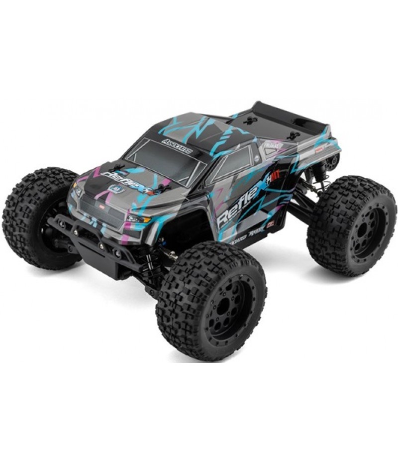 Team Associated Reflex 14MT 1/14 RTR 4WD Brushless Mini Monster Truck (Blue/Purple) w/2.4GHz Radio