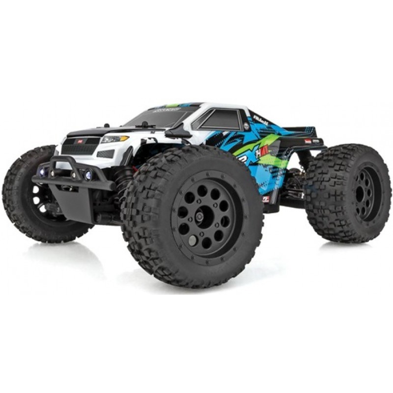 Team Associated Reflex 14MT 1/14 RTR 4WD Brushless Mini Monster Truck (Green/Blue) w/2.4GHz Radio