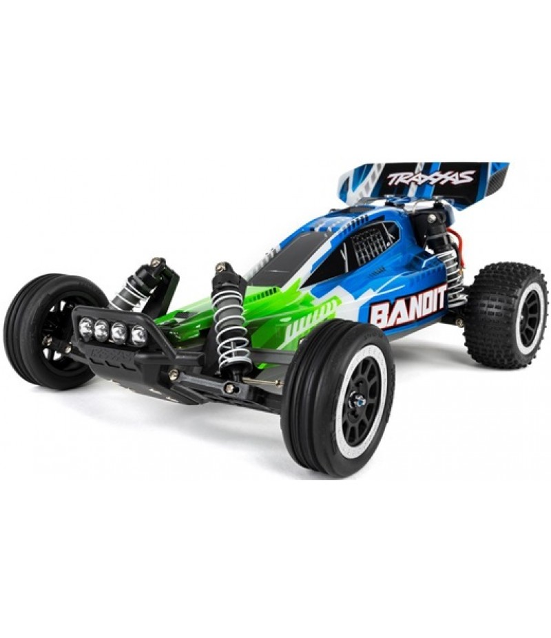 Traxxas Bandit 1/10 RTR 2WD Electric Buggy w/LED Lights (Green) w/XL-5 ESC, TQ 2.4GHz Radio, Battery & DC Charger