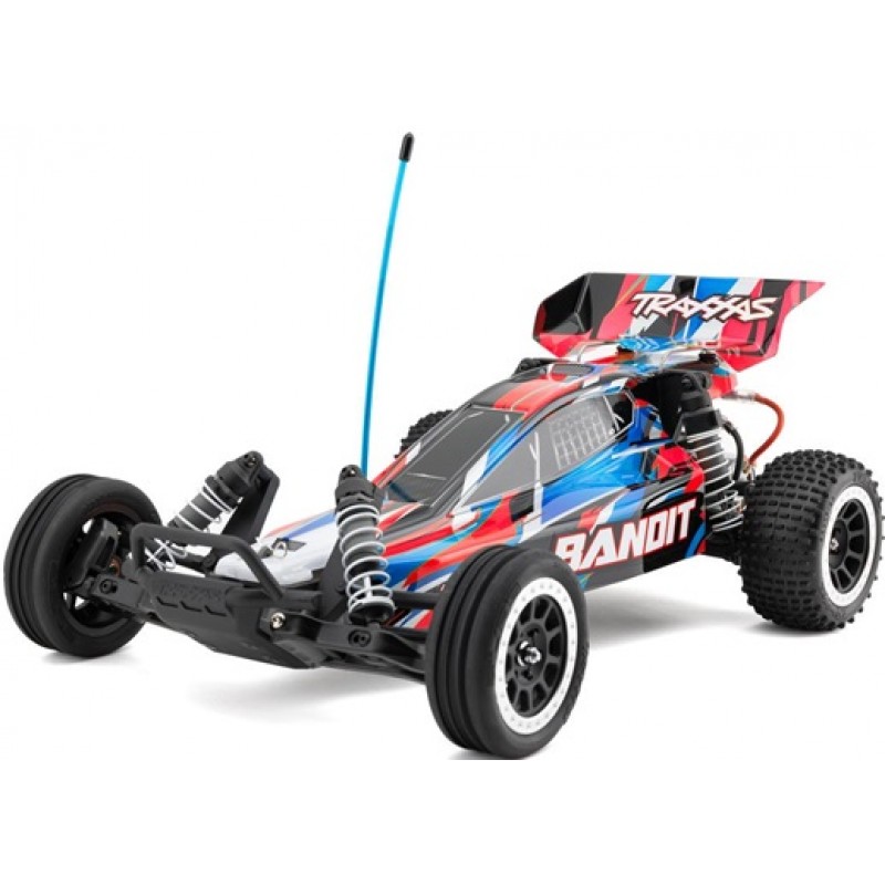 Traxxas Bandit HD 1/10 RTR 2WD Electric Buggy (Red) w/XL-5 ESC, TQ 2.4GHz Radio, Battery & USB-C Charger