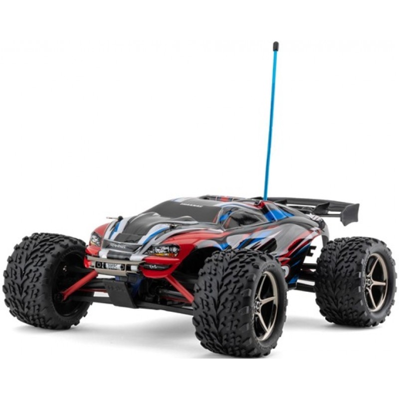 Traxxas E-Revo 1/16 4WD RTR Truck (Red/Blue) w/XL-2.5 ESC, TQ 2.4GHz Radio, Battery & USB-C Charger