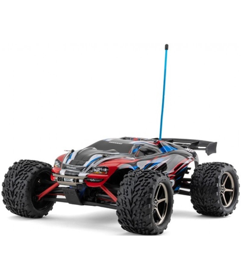 Traxxas E-Revo 1/16 4WD RTR Truck (Red/Blue) w/XL-2.5 ESC, TQ 2.4GHz Radio, Battery & USB-C Charger