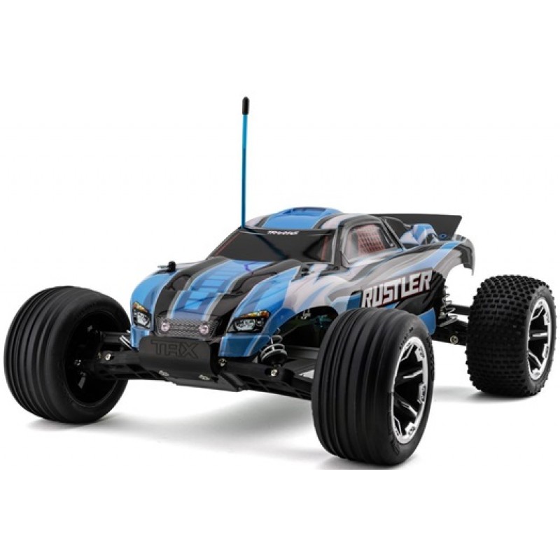 Traxxas Rustler 1/10 RTR Stadium Truck (Blue) w/XL-5 ESC, TQ 2.4GHz Radio, Battery & USB-C Charger