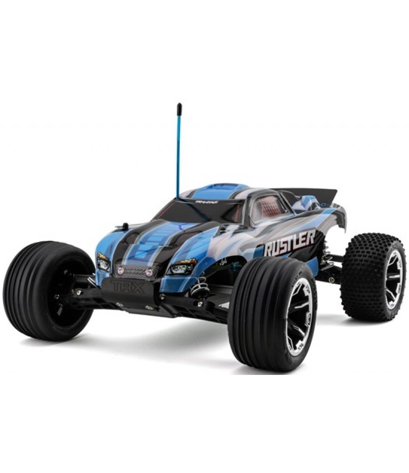 Traxxas Rustler 1/10 RTR Stadium Truck (Blue) w/XL-5 ESC, TQ 2.4GHz Radio, Battery & USB-C Charger