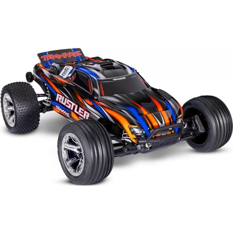 Traxxas Rustler BL-2s HD 1/10 RTR 2WD Brushless Stadium Truck (Orange) w/BL-2s ESC & TQ 2.4GHz Radio