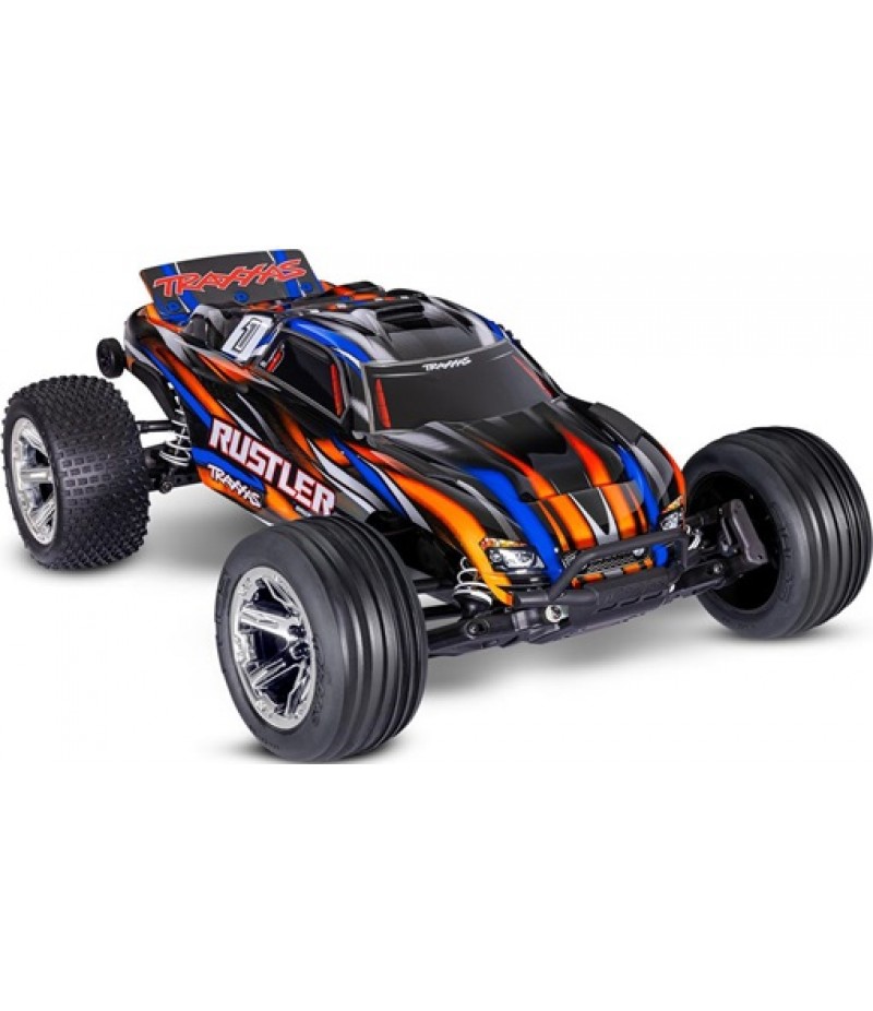 Traxxas Rustler BL-2s HD 1/10 RTR 2WD Brushless Stadium Truck (Orange) w/BL-2s ESC & TQ 2.4GHz Radio