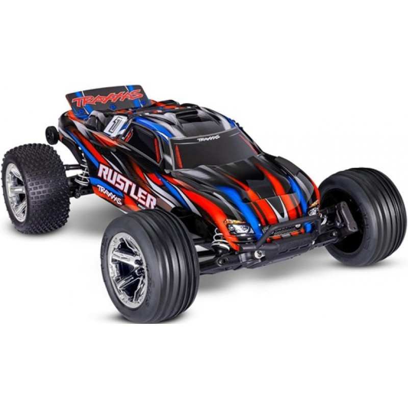 Traxxas Rustler BL-2s HD 1/10 RTR 2WD Brushless Stadium Truck (Red) w/BL-2s ESC & TQ 2.4GHz Radio