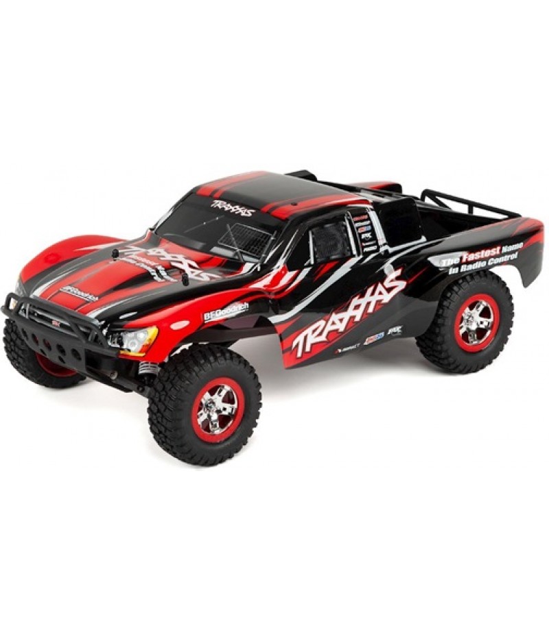 Traxxas Slash 2WD Short Course Truck with DC Charger (Red)