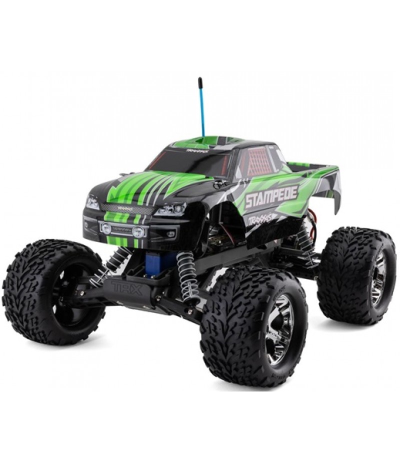 Traxxas Stampede 1/10 RTR Monster Truck (Green) w/XL-5 ESC, TQ 2.4GHz Radio, Battery & USB-C Charger