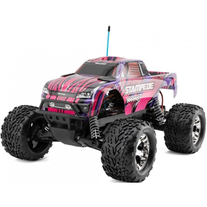 Traxxas Stampede HD 1/10 RTR 2WD Electric Monster Truck (Pink) w/XL-5 ESC, TQ 2.4GHz Radio, Battery & USB-C Charger