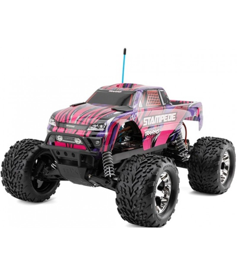 Traxxas Stampede HD 1/10 RTR 2WD Electric Monster Truck (Pink) w/XL-5 ESC, TQ 2.4GHz Radio, Battery & USB-C Charger