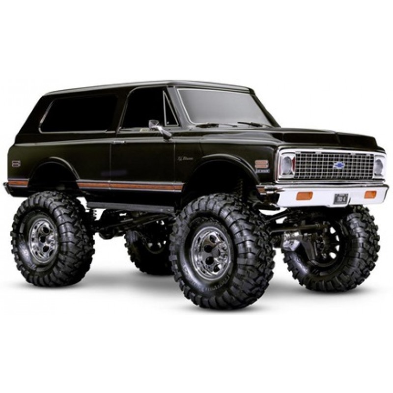 Traxxas TRX-4 1/10 High Trail Edition RC Crawler w/'72 Chevy K5 Blazer Body (Black) & TQi 2.4GHz Radio