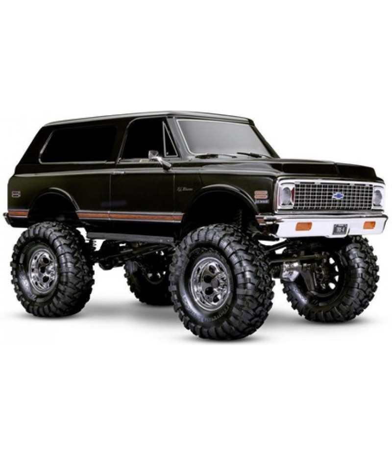 Traxxas TRX-4 1/10 High Trail Edition RC Crawler w/'72 Chevy K5 Blazer Body (Black) & TQi 2.4GHz Radio