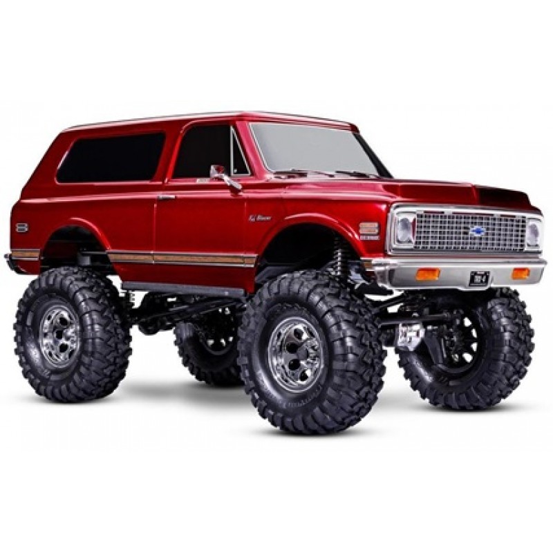 Traxxas TRX-4 1/10 High Trail Edition RC Crawler w/'72 Chevy K5 Blazer Body (Red) & TQi 2.4GHz Radio