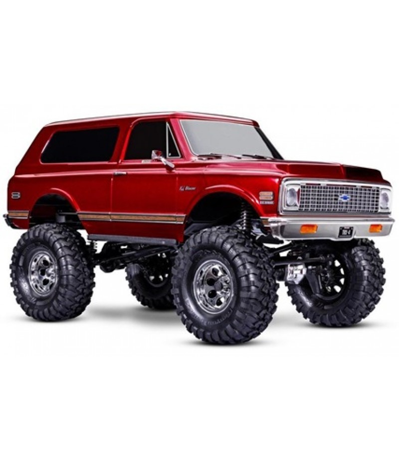 Traxxas TRX-4 1/10 High Trail Edition RC Crawler w/'72 Chevy K5 Blazer Body (Red) & TQi 2.4GHz Radio