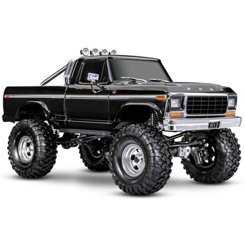 Traxxas TRX-4 1/10 High Trail Edition RC Crawler w/'79 Ford F-150 Ranger XLT Body (Black) & TQi 2.4GHz Radio