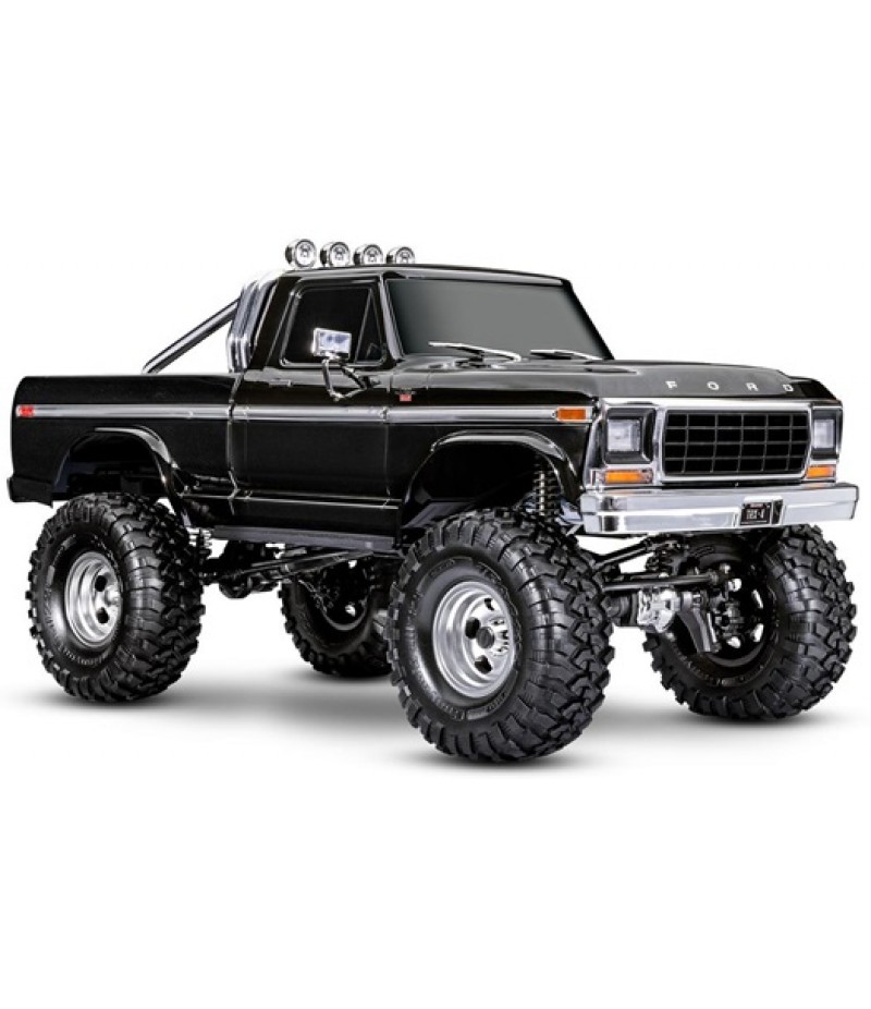 Traxxas TRX-4 1/10 High Trail Edition RC Crawler w/'79 Ford F-150 Ranger XLT Body (Black) & TQi 2.4GHz Radio