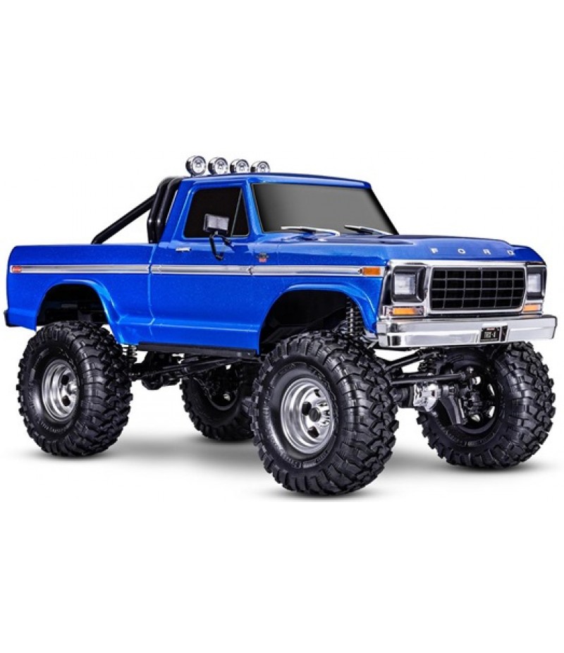 Traxxas TRX-4 1/10 High Trail Edition RC Crawler w/'79 Ford F-150 Ranger XLT Body (Blue) & TQi 2.4GHz Radio