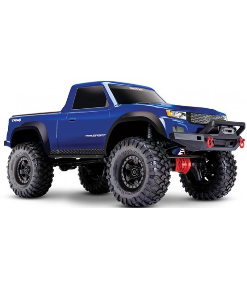 Traxxas TRX-4 Sport 1/10 Scale Trail Rock Crawler (Blue) w/XL-5 HV ESC & TQ 2.4GHz Radio