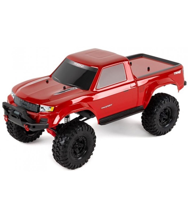 Traxxas TRX-4 Sport 1/10 Scale Trail Rock Crawler (Red) w/XL-5 HV ESC & TQ 2.4GHz Radio